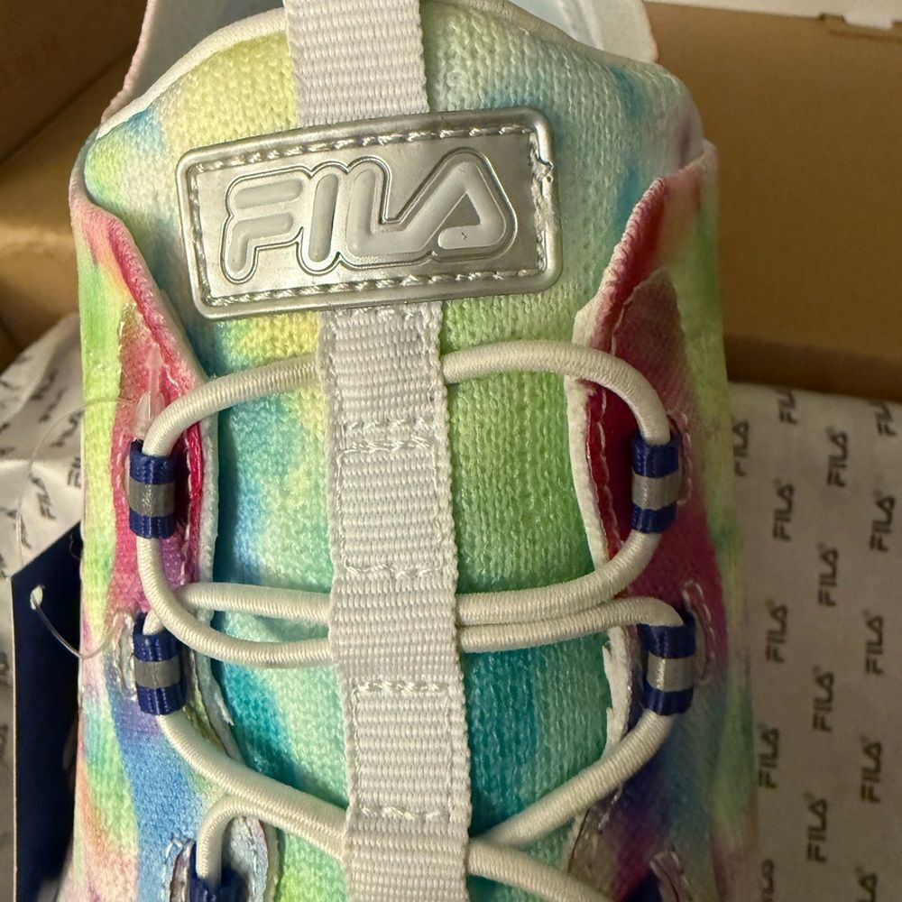 New in box FILA memory skyway 2.0 tie dye sneakers size 12 - Picture 5 of 7